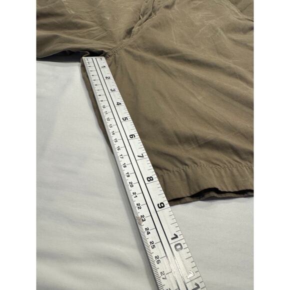 Honolua Men’s Chino Shorts 28 Khaki Flat Front Mid Rise Embroidered 9" Inseam - Picture 8 of 8